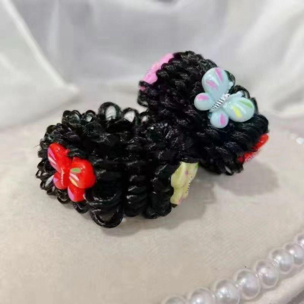 Mxbeauty Wig Kartun Anak Kualitas Tinggi Kecil Alami Berbulu Hadiah Ulang Tahun Sintetis Lucu Manis Properti Fotografi Bayi Perempuan Rambut Palsu