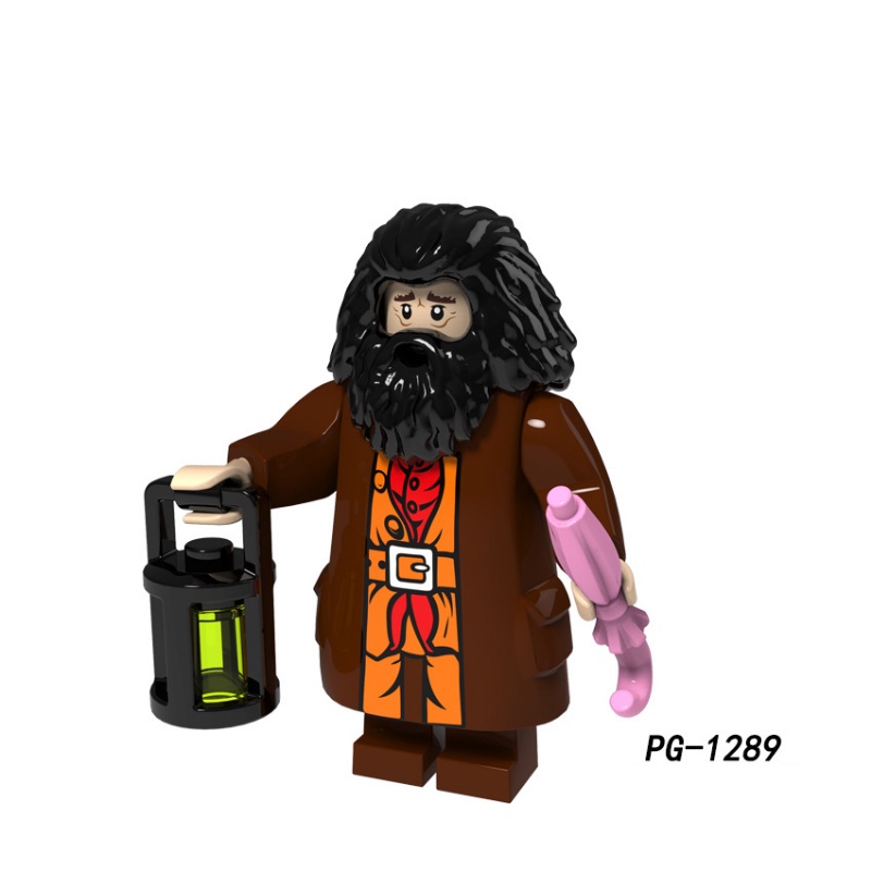 Harry Potter Rubeus Hagrid Ron Weiss Leginnie Weasley Hermione Granger Block Mainan Minifigure