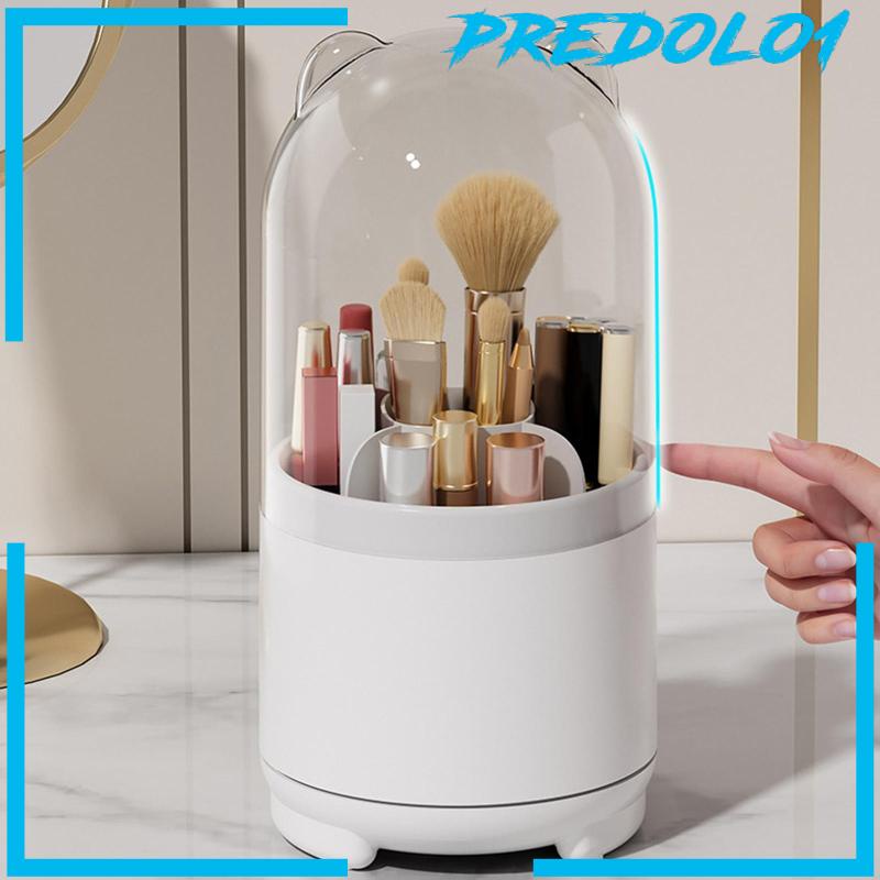 [Predolo1] Kotak Penyimpanan Brush Makeup 5kisi Lucu Untuk Organizer Meja