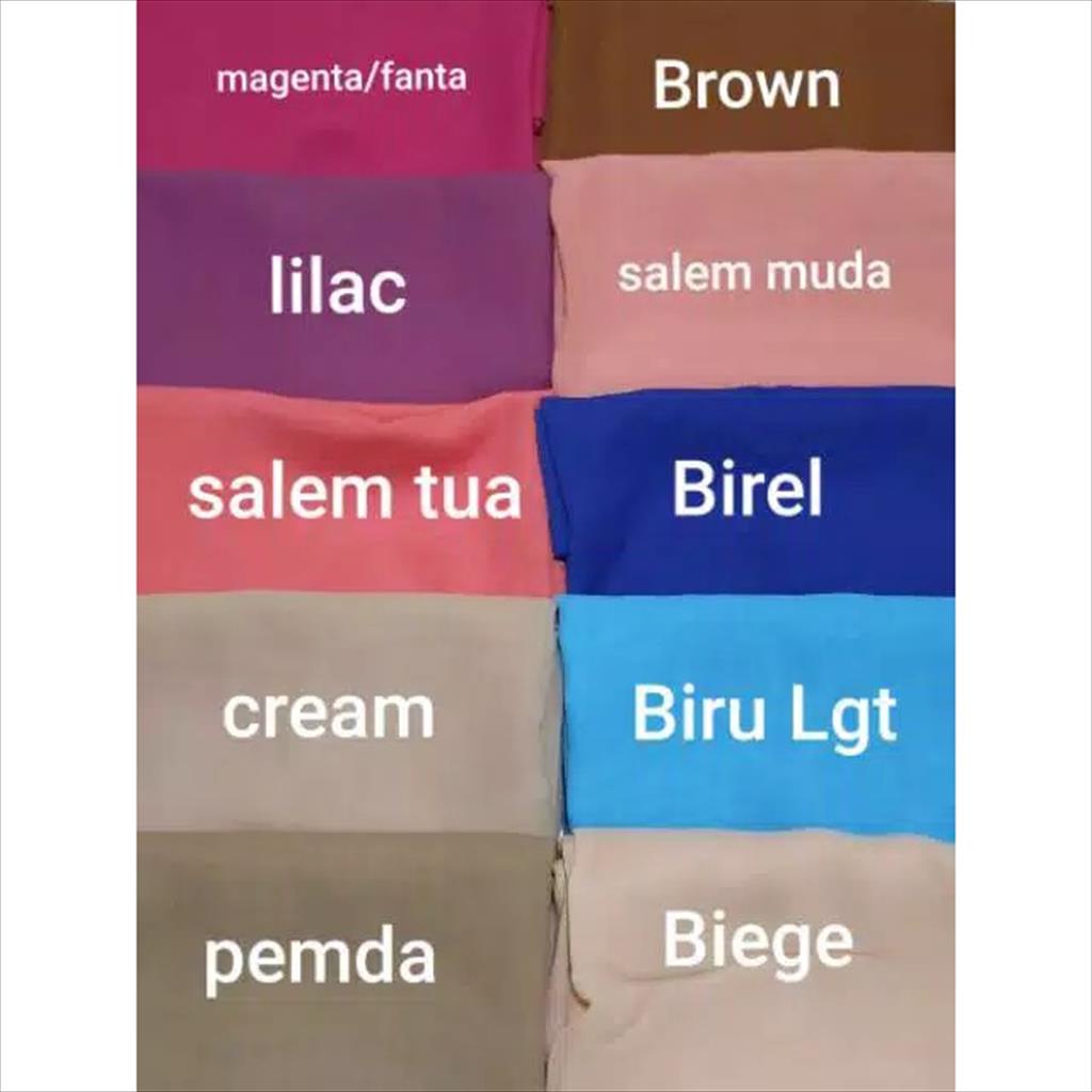 LS 742 - Hijab Muslimah Bella Square / Hijab Segi Empat