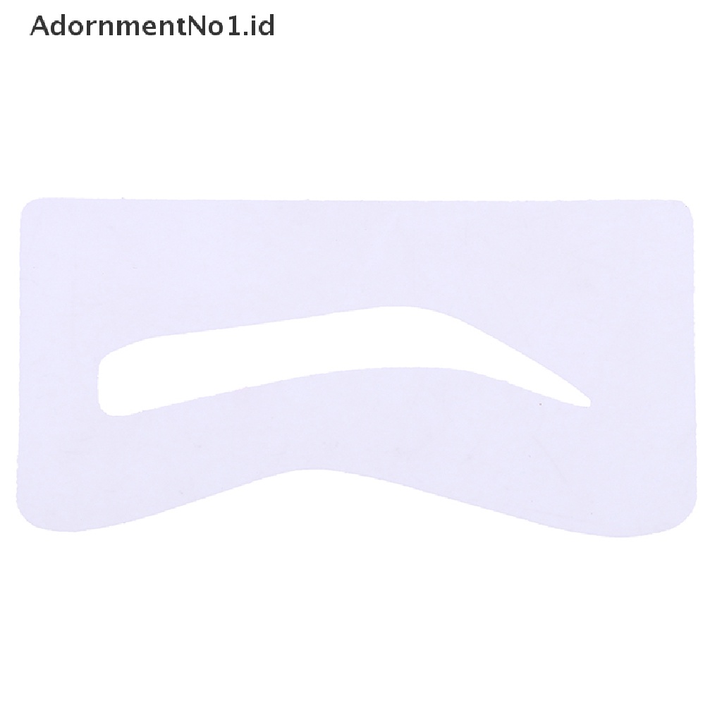 [AdornmentNo1] 10pasang Pembentuk Alis Membentuk Stensil Grooming Charm Brow Card Template Makeup [ID]