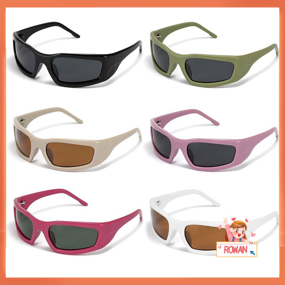 R-flower Sports Sunglasses Musim Panas Fashion Punk UV400 Nuansa Pria