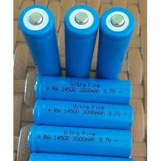 BATERAI CAS AA 3000mAh 3.7V BATREI RA 14500 murah