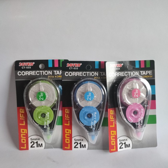 

DISKON SHOPEE/ Correction Tape Joyko 21m Tip-Ex Tarik