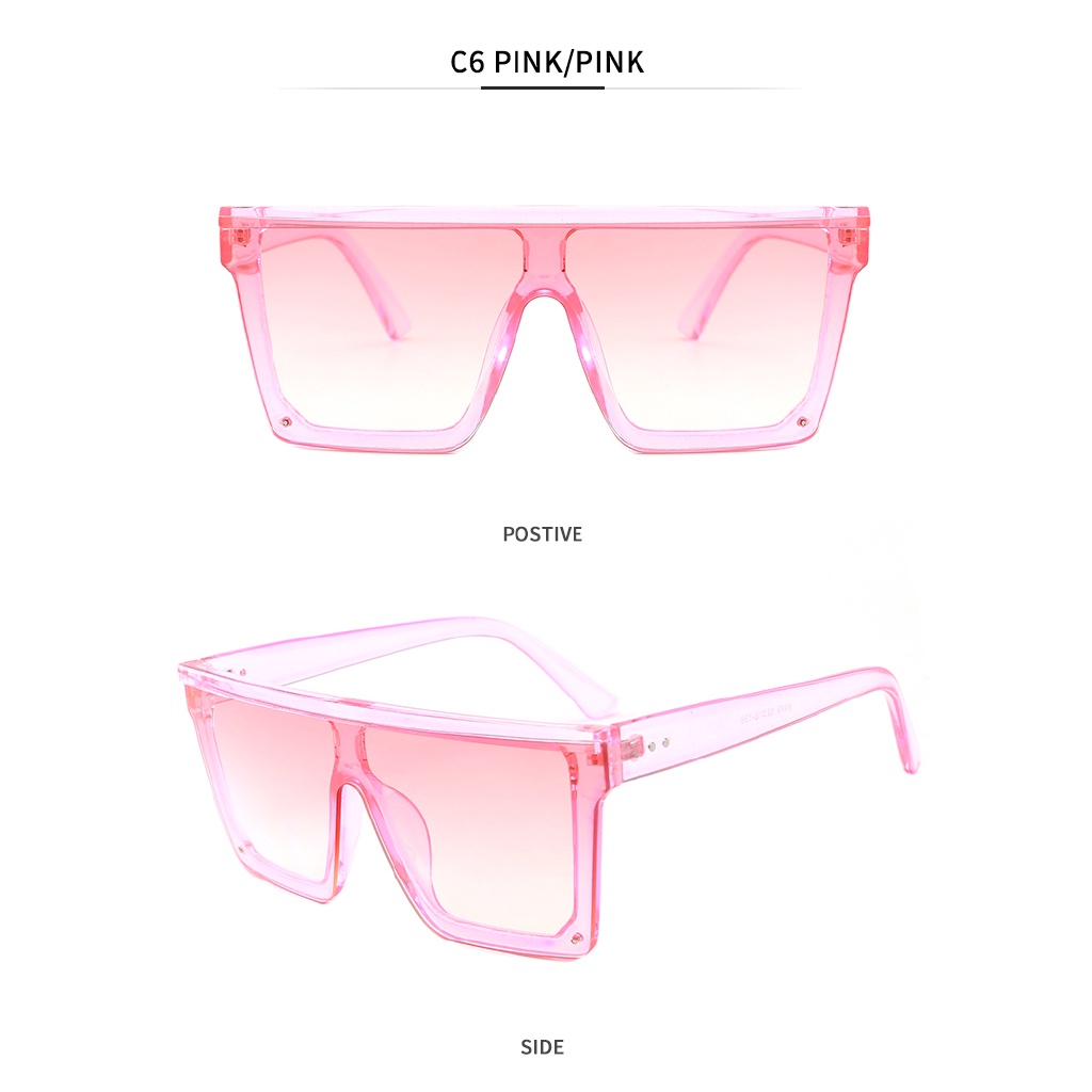 Kacamata Hitam Vintage Oversized Pria Dan Wanita Kacamata Hitam Kacamata Kotak