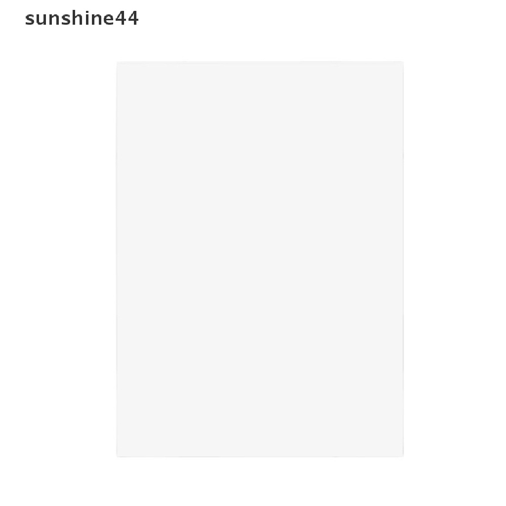 Sunshine 50pcs Card Sleeves Clear 3Inch Photocard Horaphic Pelindung Film Album Binder ID