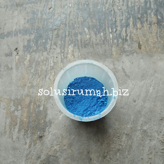 PEWARNA BIRU METALIC 1ONS POWDER IMPOR MENYATU PIGMENT KILAP 100g biru kilap