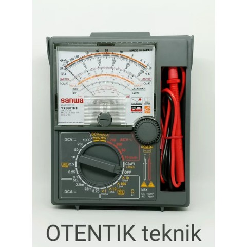 MULTIMETER ANALOG SANWA YX-360 TRF JAPAN ORIGINAL - MULTITESTER - AVOMETER - AMPERE METER