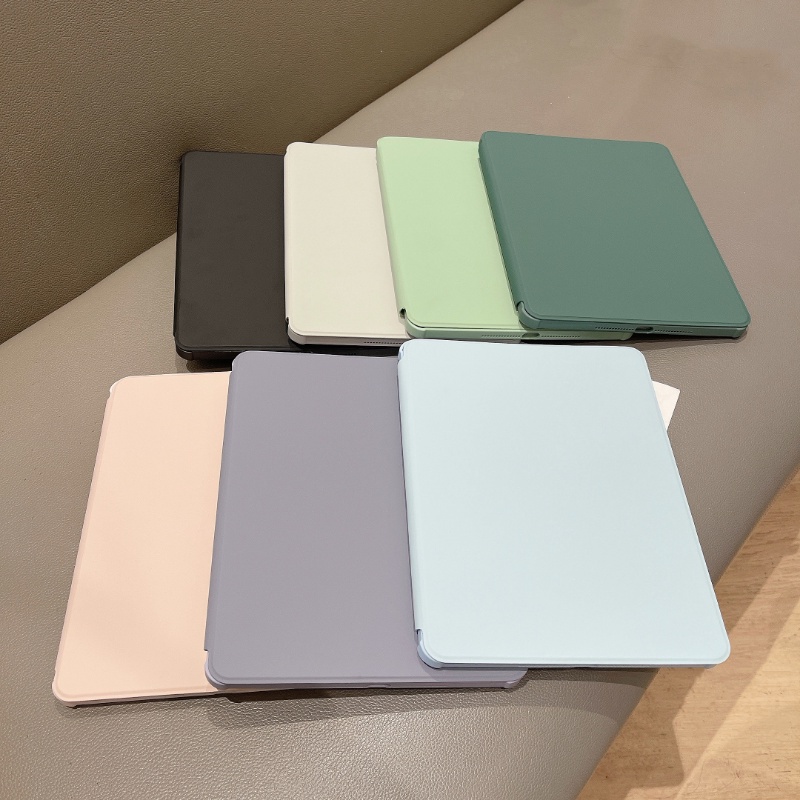 Full Kulit Untuk Case Pelindung IPad Dengan IPad Air 9.7/10.2/10.5/10.9 /11/12.9 Inch Casing Pro 1th 2th 3th 4th 5th 6th 7th 9th Transparan360° Rotary Support Cover Mini6