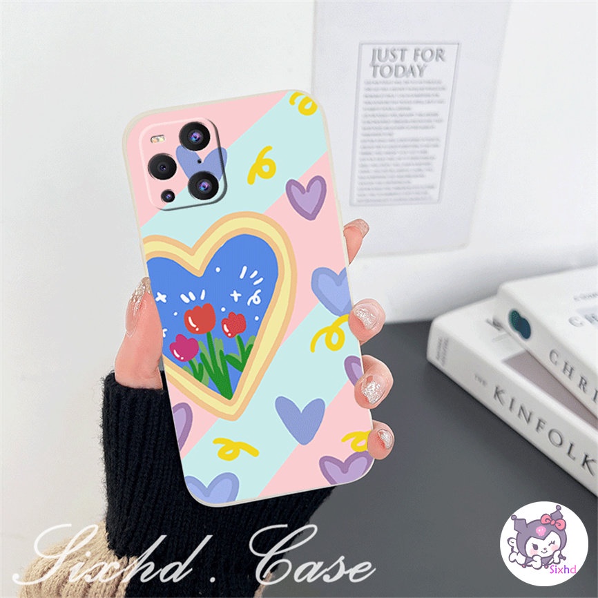 Warna Bunga Cinta Fashion Untuk Infinix Hot 20s 20 12i Note 10Pro Hot 10 Lite 12 11 10 9 Bermain Cerdas6 Plus5 2020 Silicon Anti Drope Phone Case Tepi Lurus Lembut TPU Cover