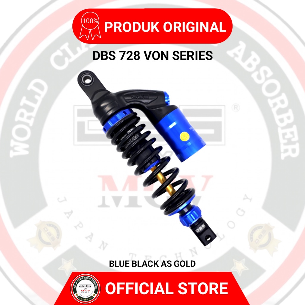 [ BISA COD ] Shock Tabung DBS 728 VON SERIES GENIO BEAT VARIO SCOOPY MIO J GT M3 FINO XEON SOUL GT125 FAZZIO XRIDE LEXI FREEGO