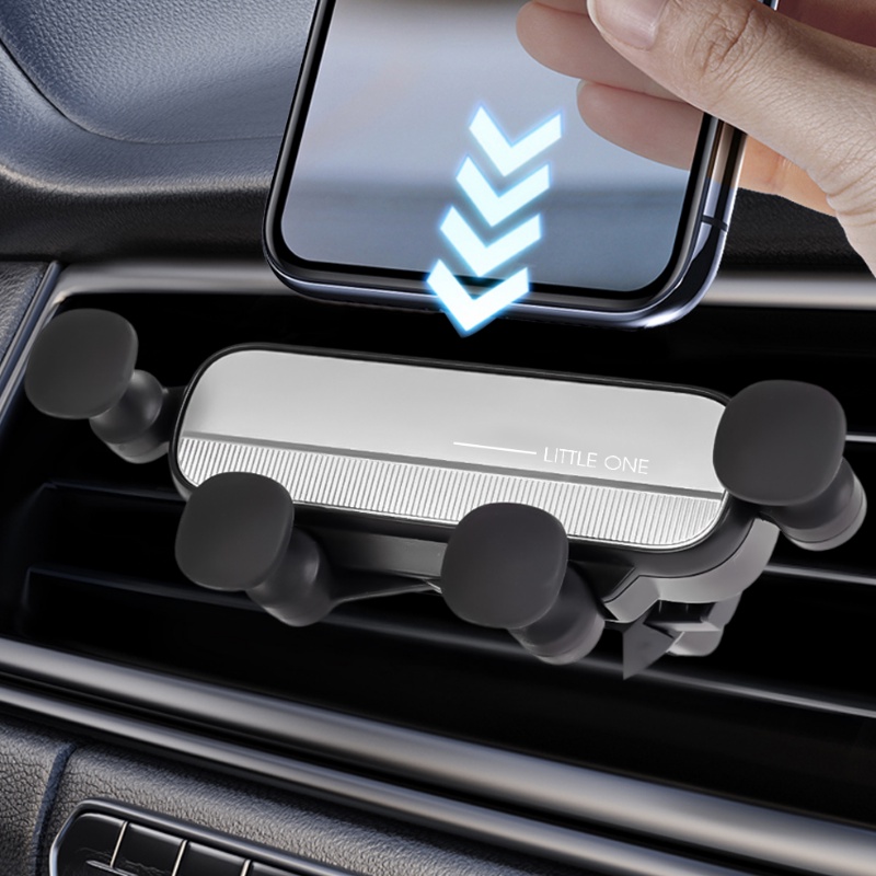 Outlet Udara Mobil Dudukan Ponsel GPS Navigasi Bracket Desain Klip Paruh Elang Unik Bracket Telepon Di Mobil Smartphone Stand Mini Holder Gravity Car Phone Holder Phone Support