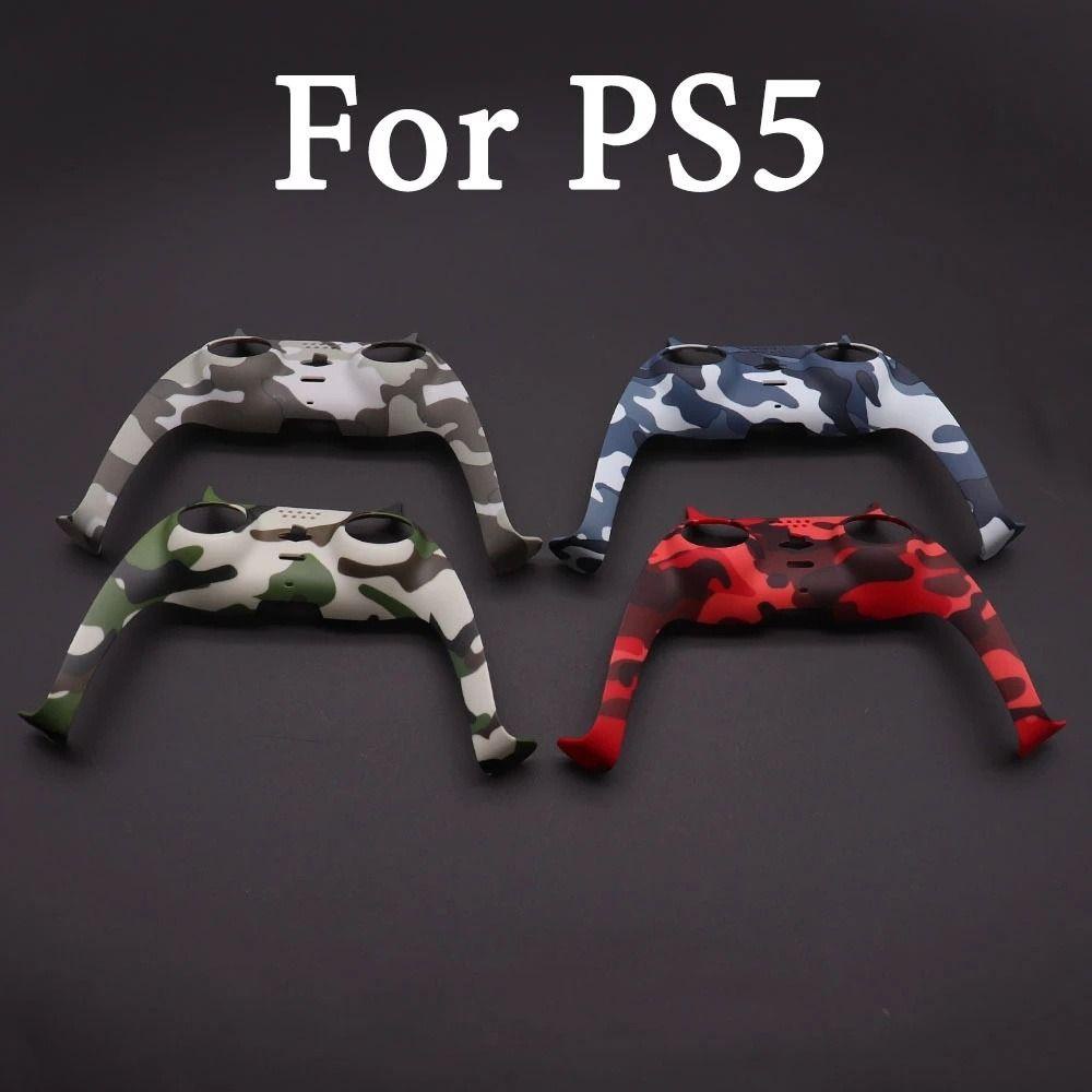 Agustina Gamepads Strip Hias Pengganti Housing Shell Controller Shell Cover Controller Joystick Game Controller Case Dekorasi Cover Untuk PS5 Gamepad Cover
