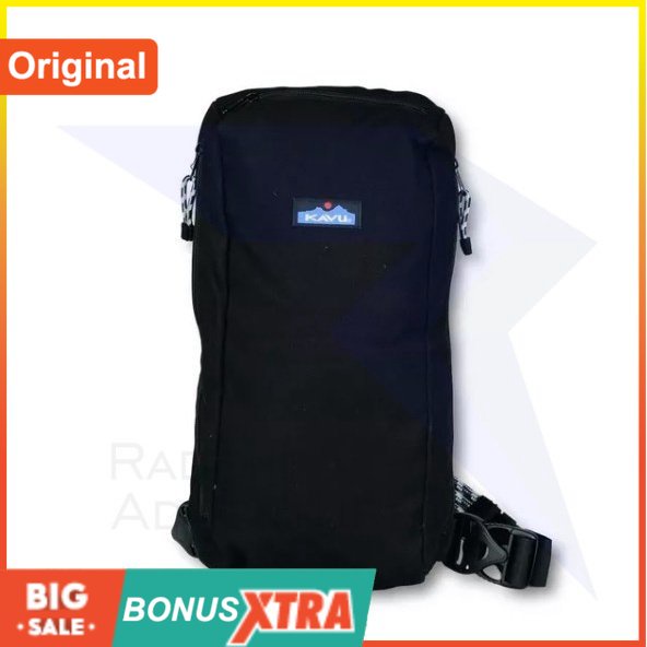 Tas Kavu SWITCH SLINGER 5L SOLID SLING BAG Black Hitam 94000 1122 Ori Bandung