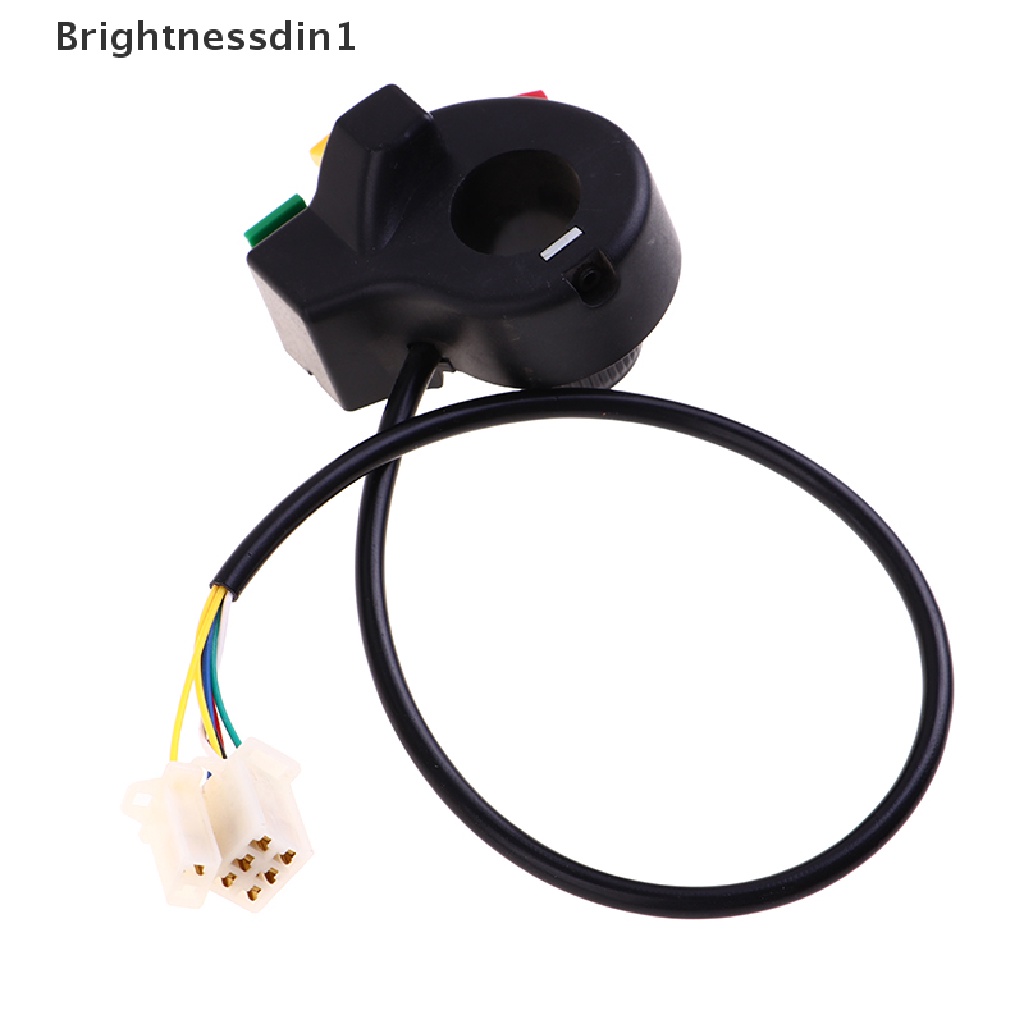 [Brightnessdin1] 3in1 Saklar Motor Sepeda Elektrik Scooter ATV Quad Lampu Sein Tanduk Di Butik