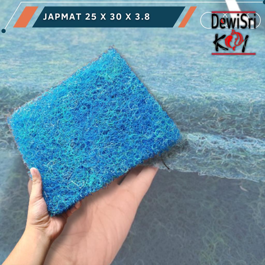 Japan Filter Mat JapMat 25X30X3.8Cm Media Filter Kolam Ikan Aquarium kolam koi