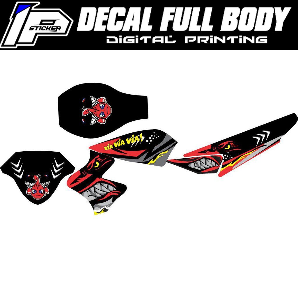 Decal Sticker - Dekal Stiker full body VIXION OLD desain 041