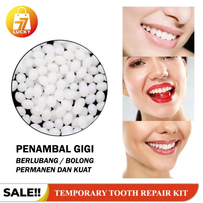 TEMPTOOTH 200 BUTIR / Penambal Gigi / Gigi Palsu / Temptooth DL