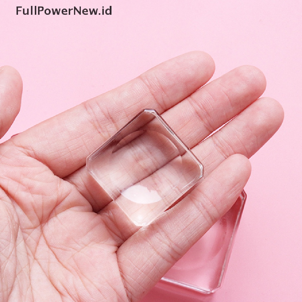 Power 1Pc Grafg Eye Lash Crystal Glass Holder Lem Bulu Mata Palet Perekat ID