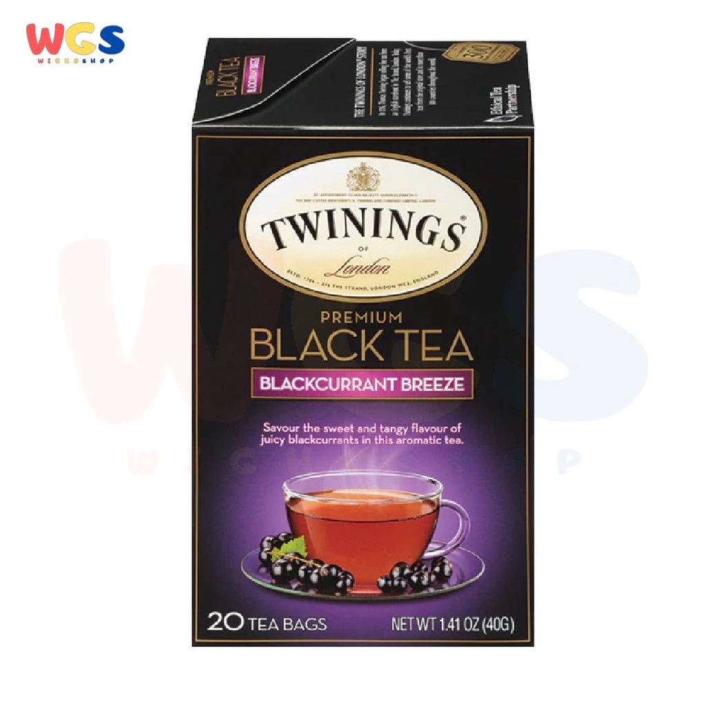 Twinings of London Premium Black Tea Blackcurrant Breeze 20s x 2g