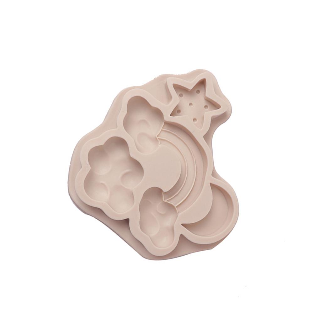 Shape Fondant Mold Portable Pengganti Lucu Anti Lengket Dapur Cetakan Coklat Molding Alat Aksesoris