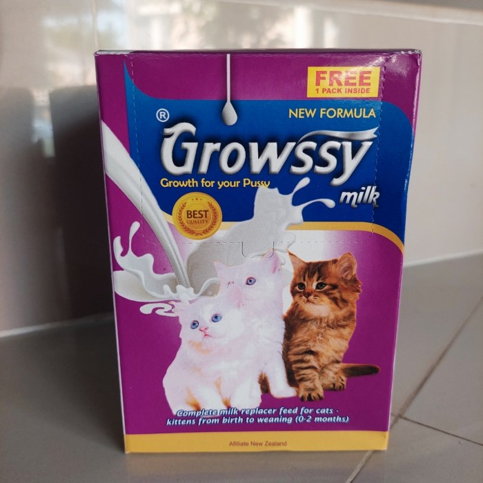 GROWSSY Baby Cat Milk Susu Bayi Kucing BOX 11 Sachet