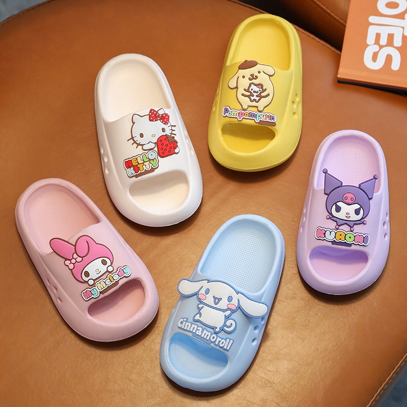 SHOEGALLERY LV0250 Sandal Selop Anak Perempuan Lucu Import Karakter Kartun Kekinian