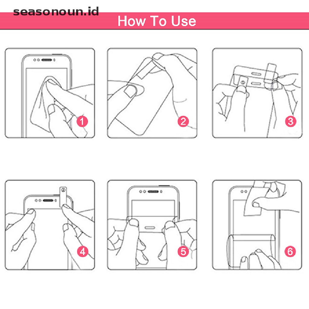Seasonoun Universal Pelindung Layar5 /6,7,8,9,10 inch Smart Phone Tablet Protective Film.