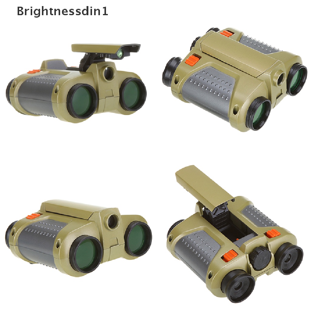 [Brightnessdin1] 4x30mm Night Vision Viewer Pengintai Spy Scope Teropong Pop-up Cahaya Butik Baru