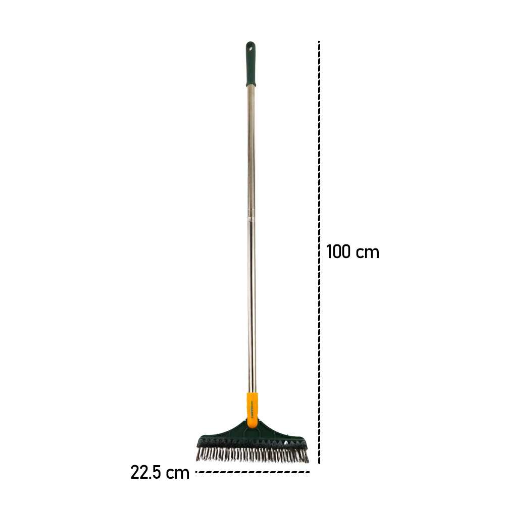 Cleaner Sikat Pembersih 3 in 1 Cleaning Brush Broom Mop Pembersih Lantai Multifungsi Karet Scraper Pengering Berkualitas