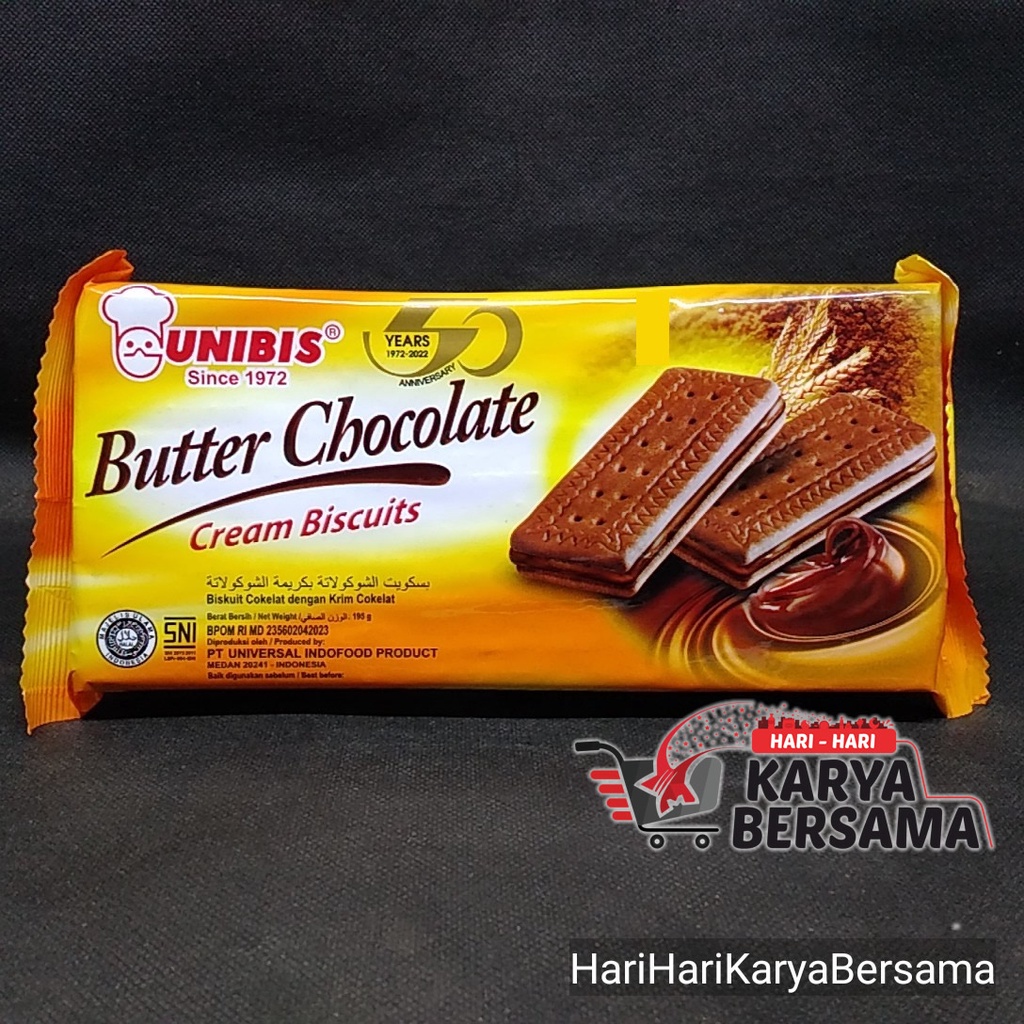 

BISKUIT UNIBIS BUTTER CHOCOLATE CREAM 195GR