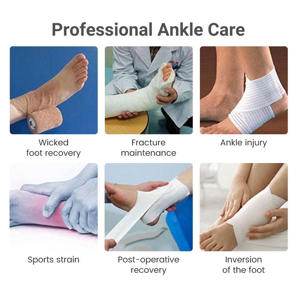 Salorie Adjustable leg Brace Breathable Pain Relief Hemiplegia Knee Support/Penyangga Kaki Ankle