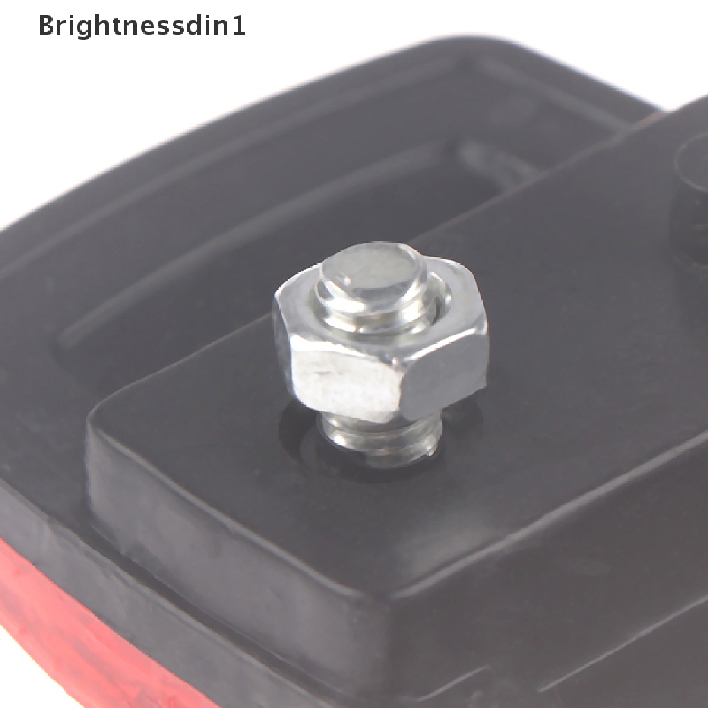 [Brightnessdin1] Reflektor Cahaya Ekor Plastik Sepeda Reflektor Peringatan Depan Belakang Tail Light Boutique