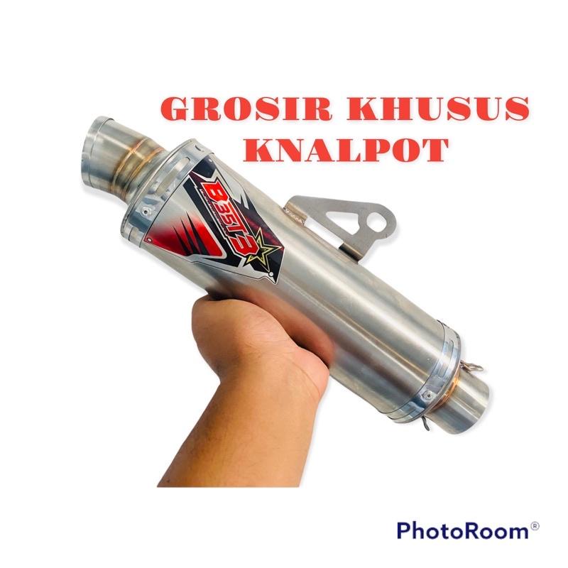 Selenser Knalpot racing Model Best3 panjang 25cm silencer murah