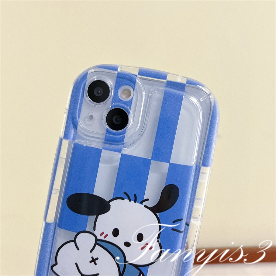 Vivo Y02 Y16 Y35 V25 V25e Y22 Y22s Y02s Y15A Y15S Y01 Y21 Y21s Y20 Y20s Y17 Y15 Y12 Y11 Y1s Y91C Y91i Y33s Y20i Y12s Y51 Y31 Y50 Y30i Pochacco Casing Ponsel Sabun Anjing TPU Soft Cover