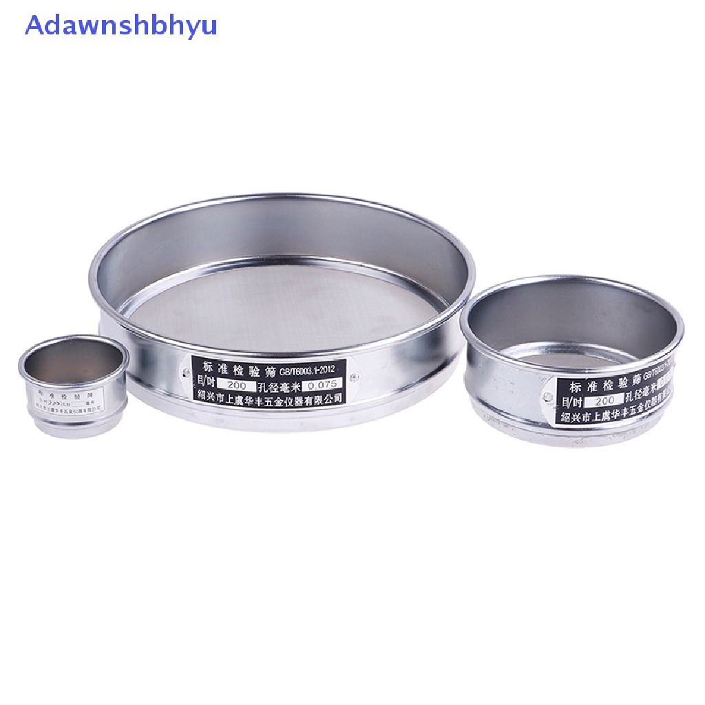 Adhyu 200mesh 0.074mm aperture stainless steel Tes Standar lab 5-20cm ID