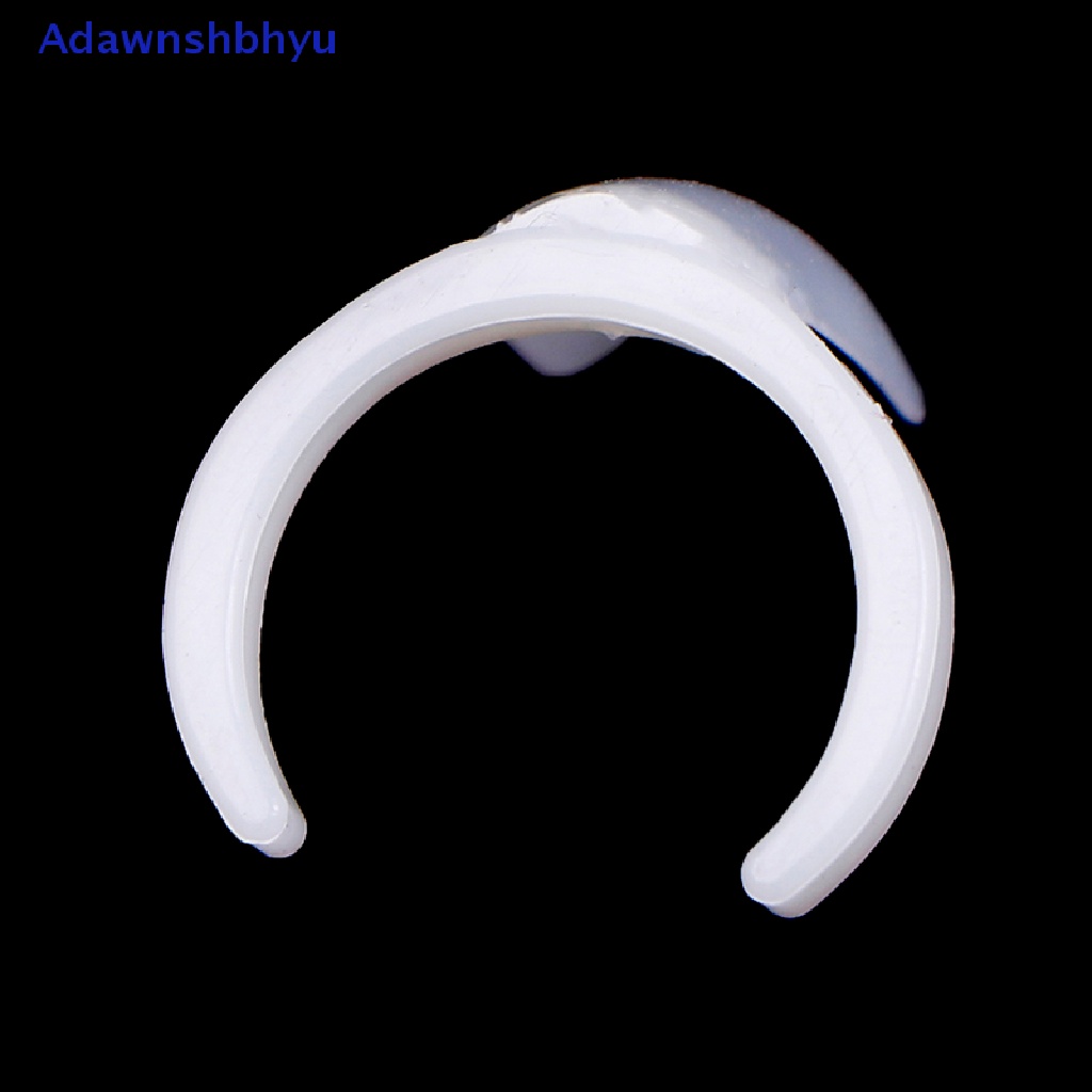 Adhyu 50pcs nail art ring color card display board plastic nail art practice ring set ID