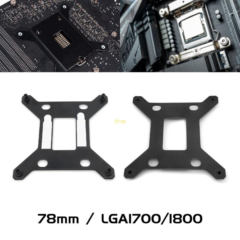 Bt Komputer Motherboard Soleplate CPU Backplate Didedikasikan All-metal Backplate Kit Motherboard Radiator Mounting Bracket