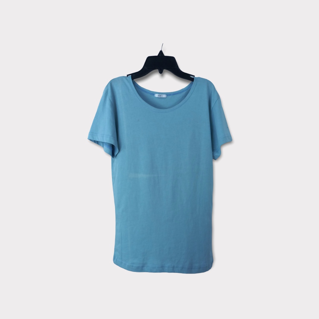 Hema - Kaos Lengan Pendek Cewek Warna Biru