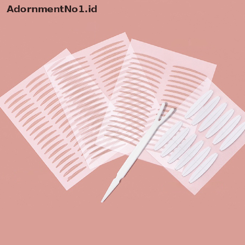 [AdornmentNo1] Double Eyelid Tape Perekat Tak Terlihat Strip Pengangkat Mata Makeup Stiker Renda [ID]