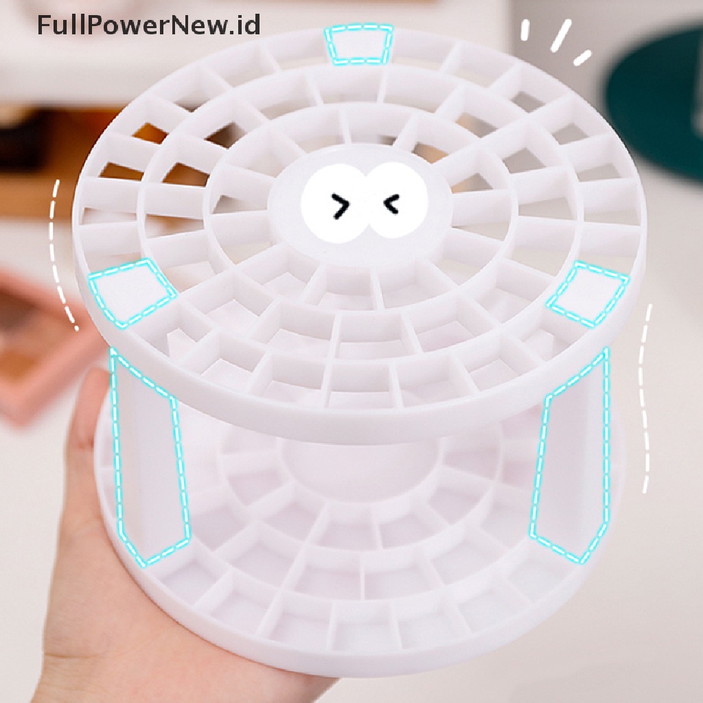 Power 49lubang Kuas Makeup Porous Pen Holder Air-Dry Stand ID