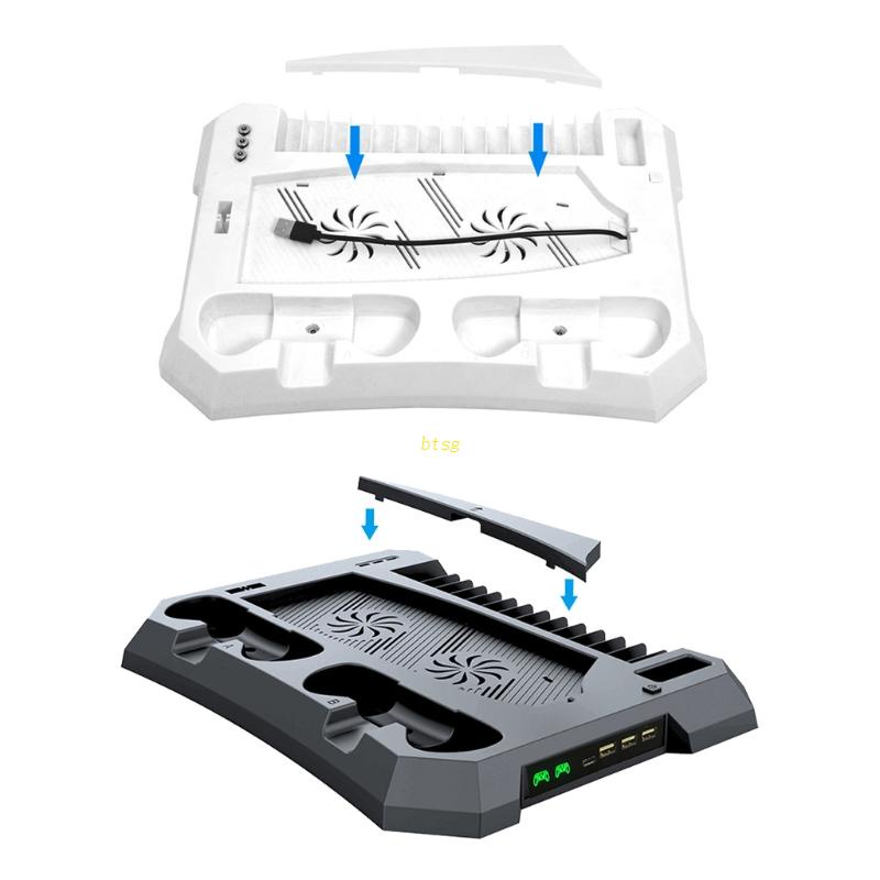 Btsg Untuk Aksesoris Headset Pendingin Cooler Stand Kipas Silent Alas Anti slip