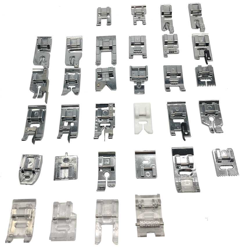 (BISA COD) FTIHSHP Sepatu Mesin Jahit Set Presser Foot 32 PCS - CYJ-32