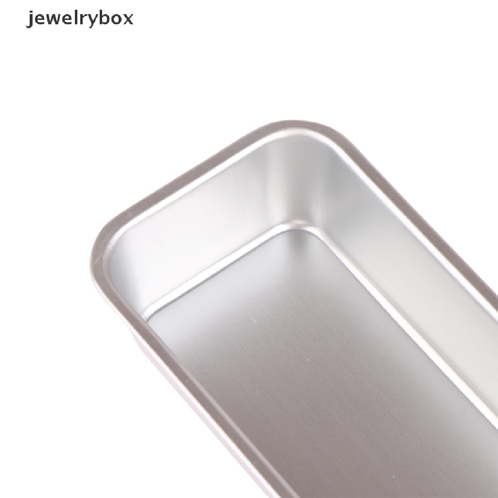 [jewelrybox] 1pc Aluminium Alloy Loyang Roti Persegi Panjang Baking Kue Cetakan Pastry Baking Pan Butik