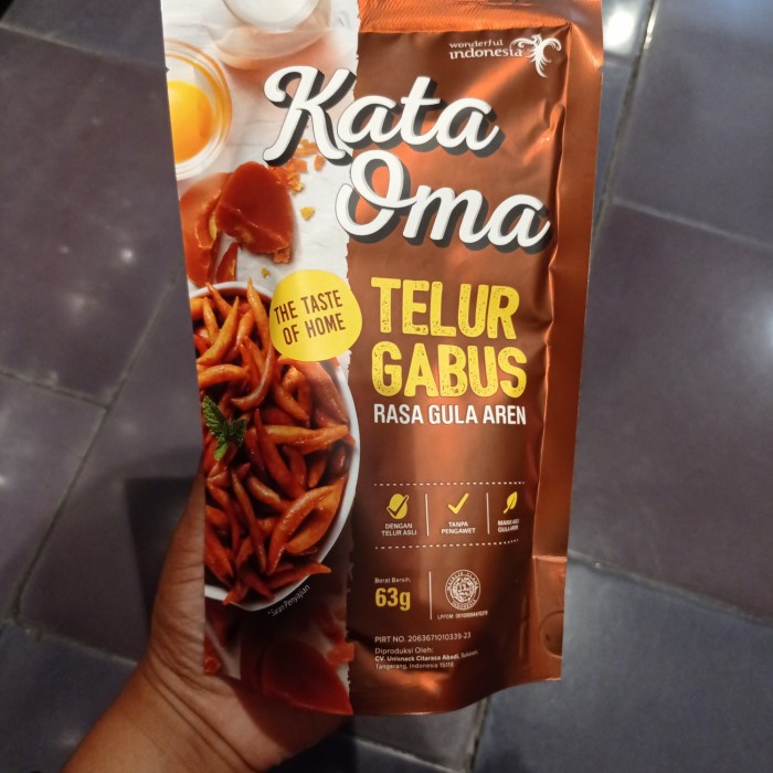 

Kata Oma Telur Gabus 63gr