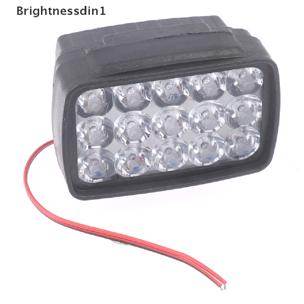 [Brightnessdin1] Lampu Spot Lampu Depan Motor 15led 1000LM Untuk Motos ATV Scooter Lighg Boutique