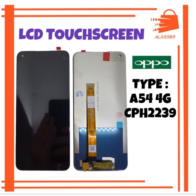 LCD TOUCHSCREEN OPPO A54 4G CPH2239 Fullset  Original Super 100% FULL SET COMPLETE
