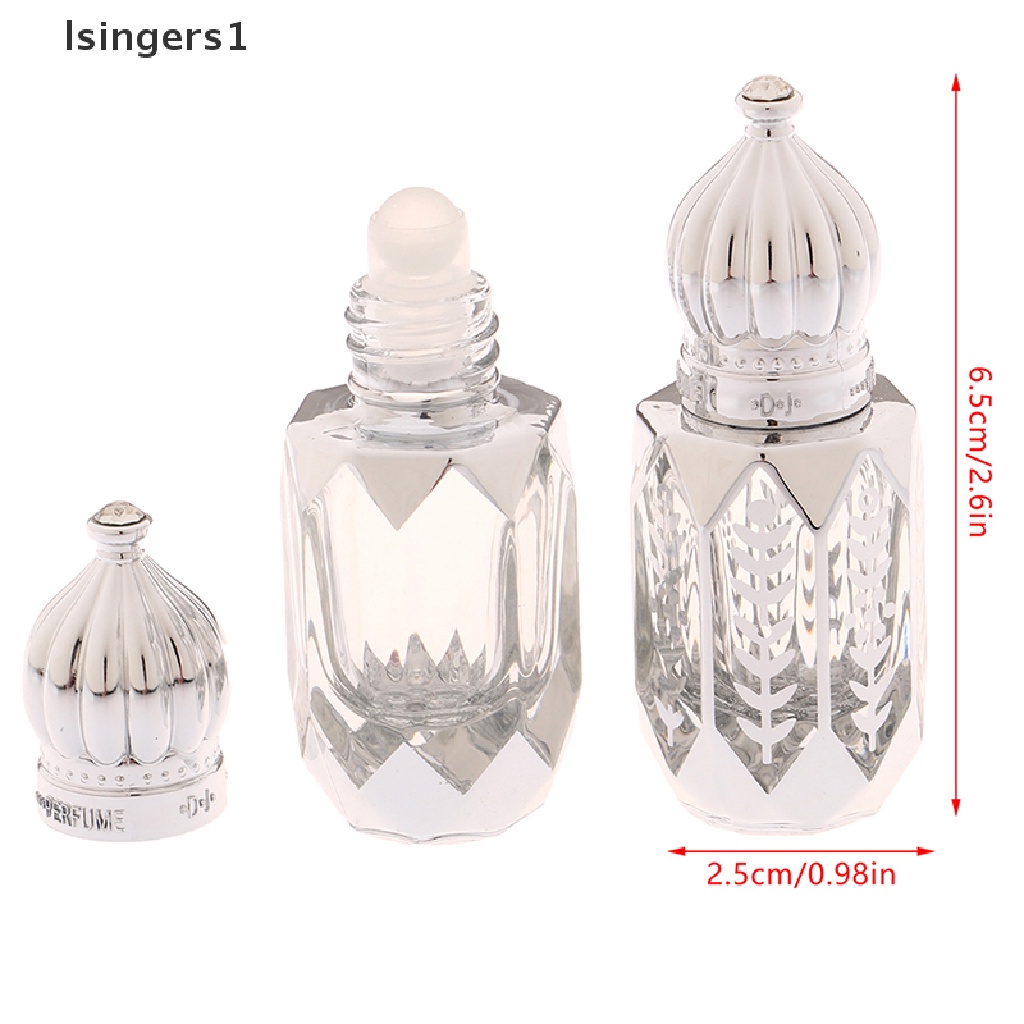 [lsingers1] Botol Roller Kaca 6ml Portabel Kotak Mini Blending Bottle Butik