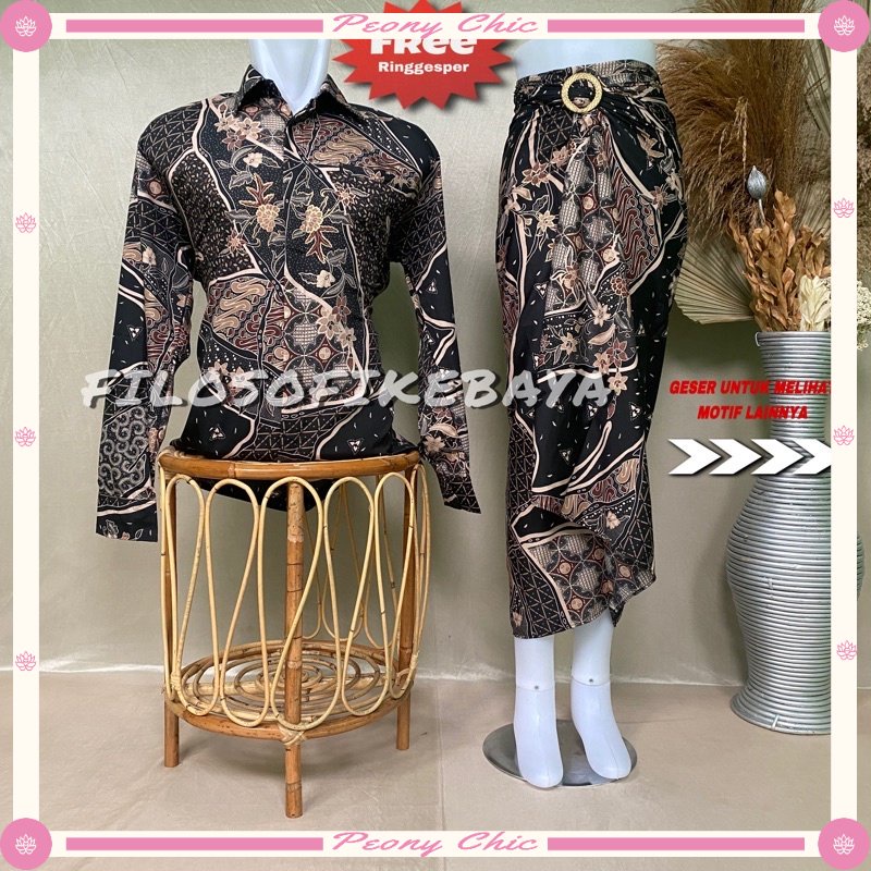POTONGAN HARGA FASHION PREMIUM MURAH / ROK LILIT BATIK COUPLE / BAJU BATIK COUPLE / KAIN LILIT PREMI