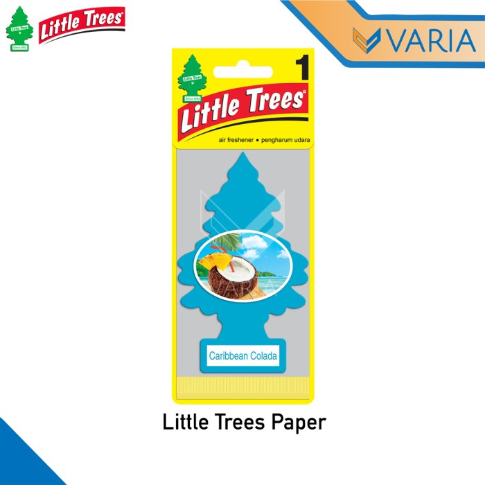 Little Trees Paper Caribbean Colada Parfum Pengharum Mobil Gantung